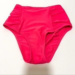 NEW Aerie Pink High Waisted Swim Bottoms XXS